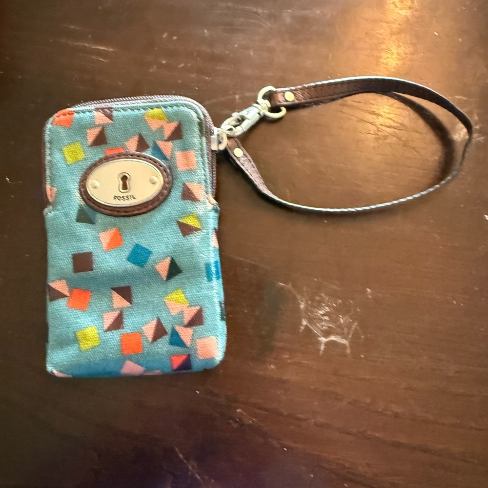 Fossil Blue and Pink Butterfly Phone Case